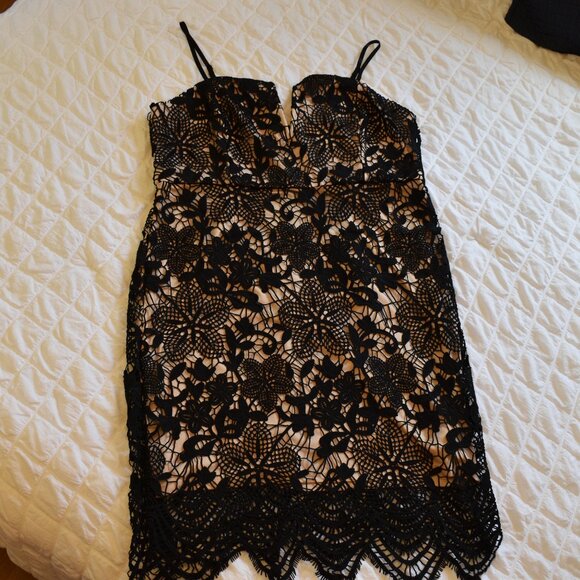 CLOSING SALE! 
Black Evening Cocktail Dress - Picture 2 of 9